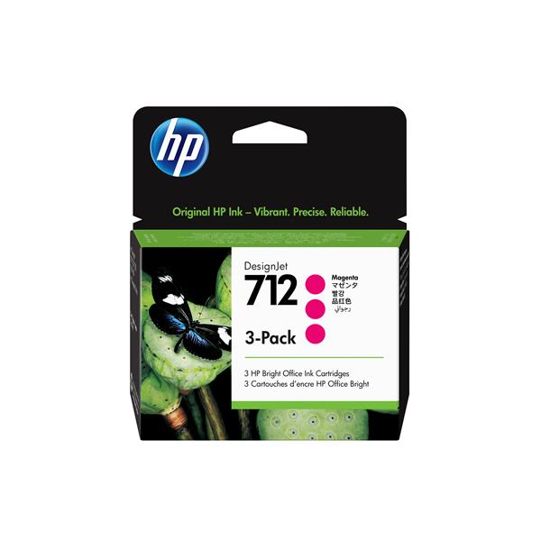 HP 712 CARTUCCIA INK-JET CONFEZIONE DA 3 MAGENTA …