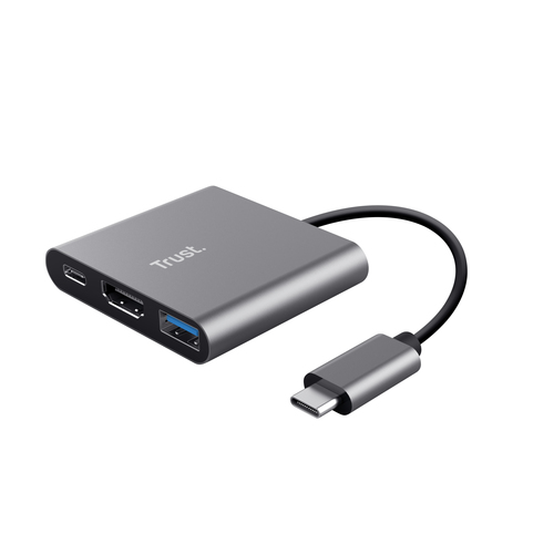 Trust Dalyx 3-in-1 Multiport USB-C Adapter - Docking …