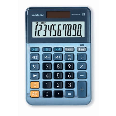 Casio MS-100EM - Calcolatrice da tavolo - 10 …