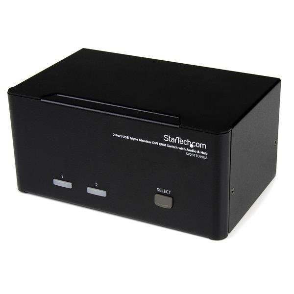 StarTech.com Switch KVM DVI USB per monitor triplo …