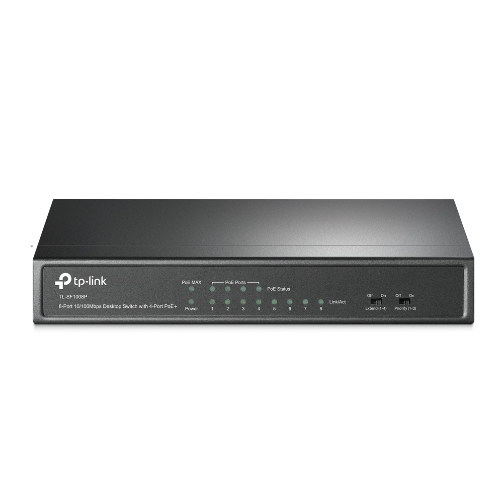 TP-Link TL-SF1008P - Switch - 4 x 10/100 …