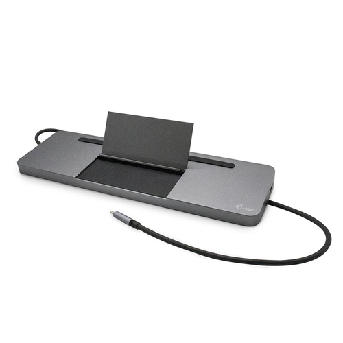 i-Tec USB-C Metal Ergonomic 4K 3x Display Docking …