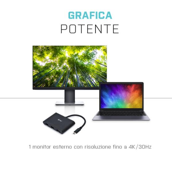 i-Tec USB-C HDMI and USB Adapter with Power …