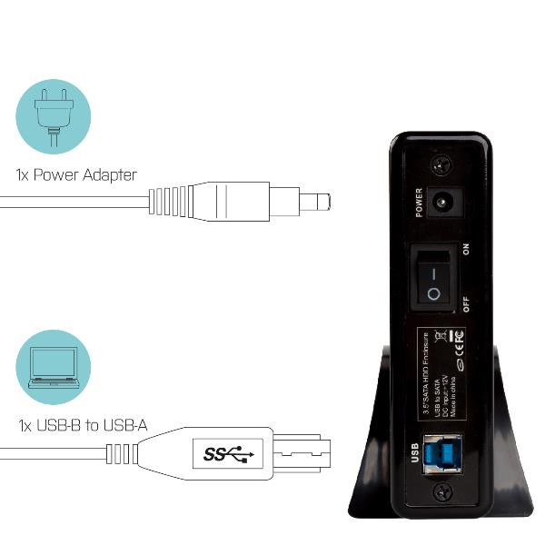 i-Tec MySafe Advance - Box esterno - 3.5" …