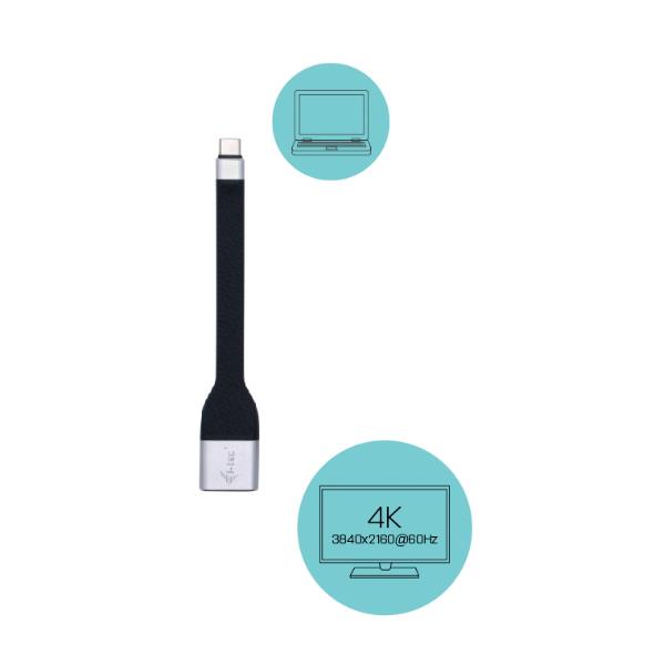 i-Tec USB-C Flat DP Adapter 4K/60 Hz - …