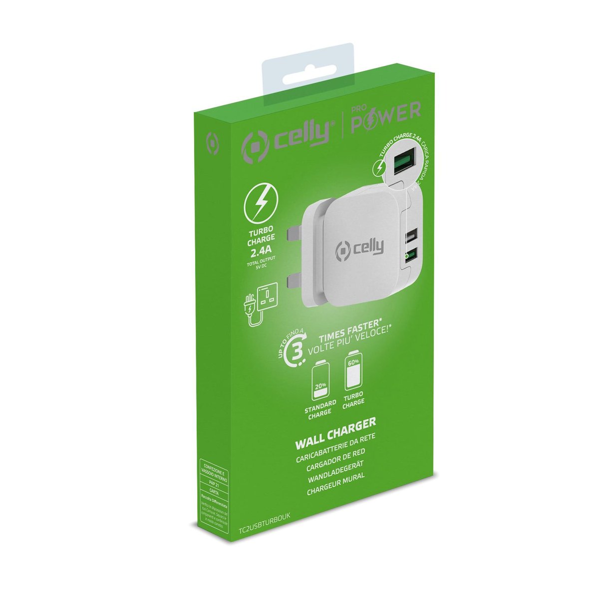 Celly Turbo - Alimentatore - 17 Watt - …