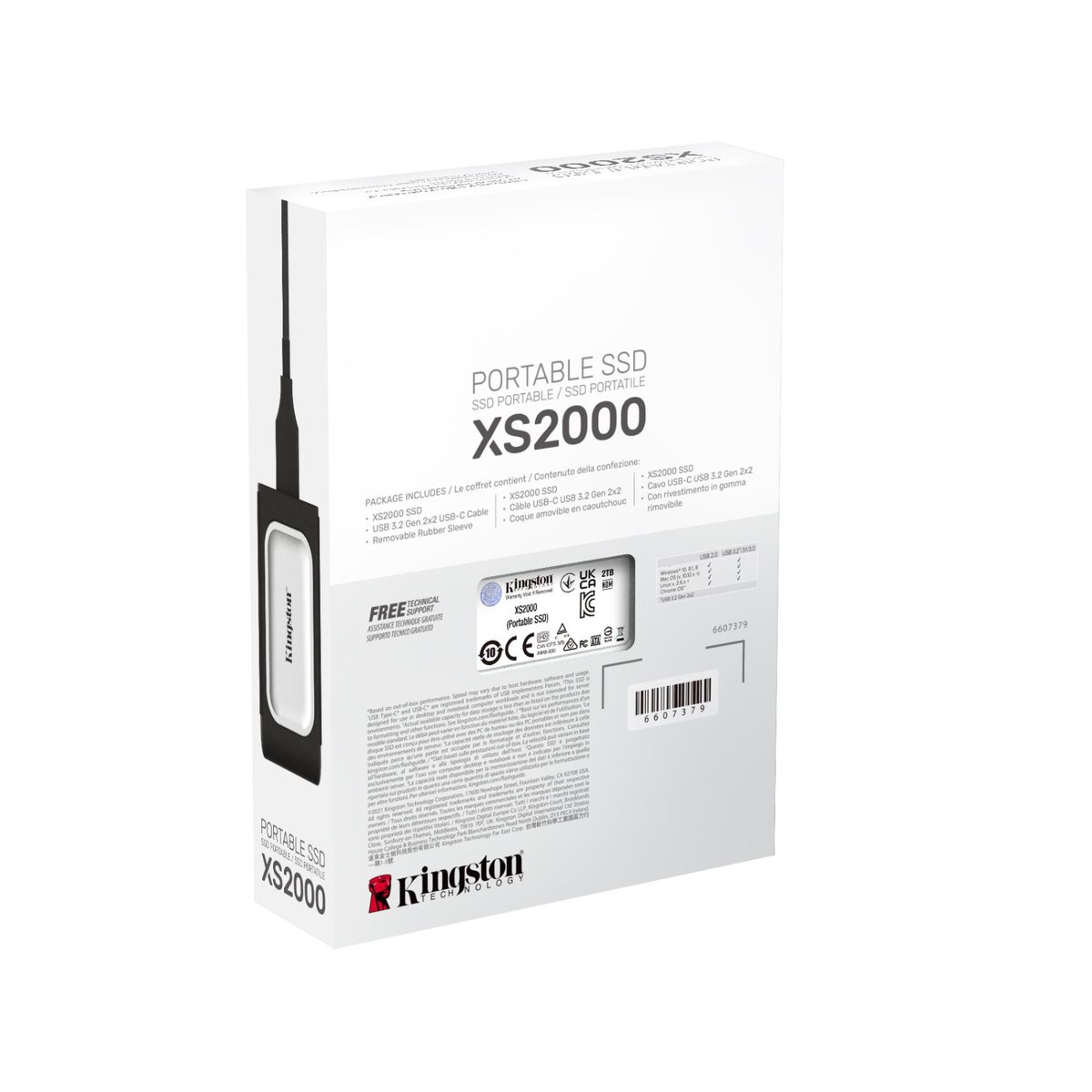 Kingston XS2000 - SSD - 2 TB - …