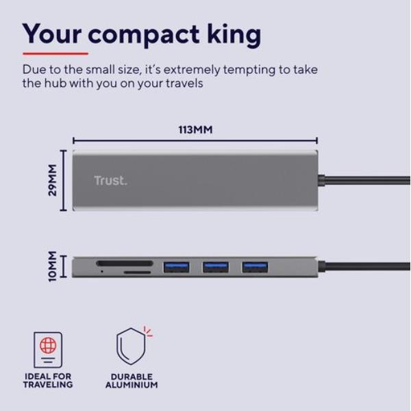 Trust Halyx - Hub - 3 x USB …