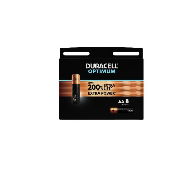 Duracell Optimum - Batteria 8 x tipo AA …