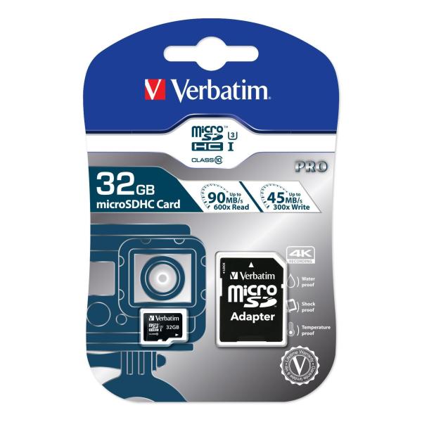 Verbatim PRO - Scheda di memoria flash (adattatore …
