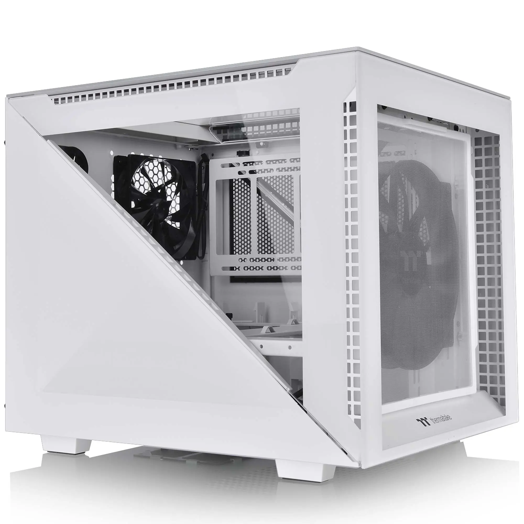 Thermaltake Divider 200 TG Snow - Micro case …