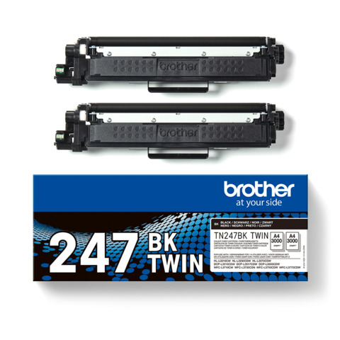 Brother TN247BK TWIN - Confezione da 2 - …