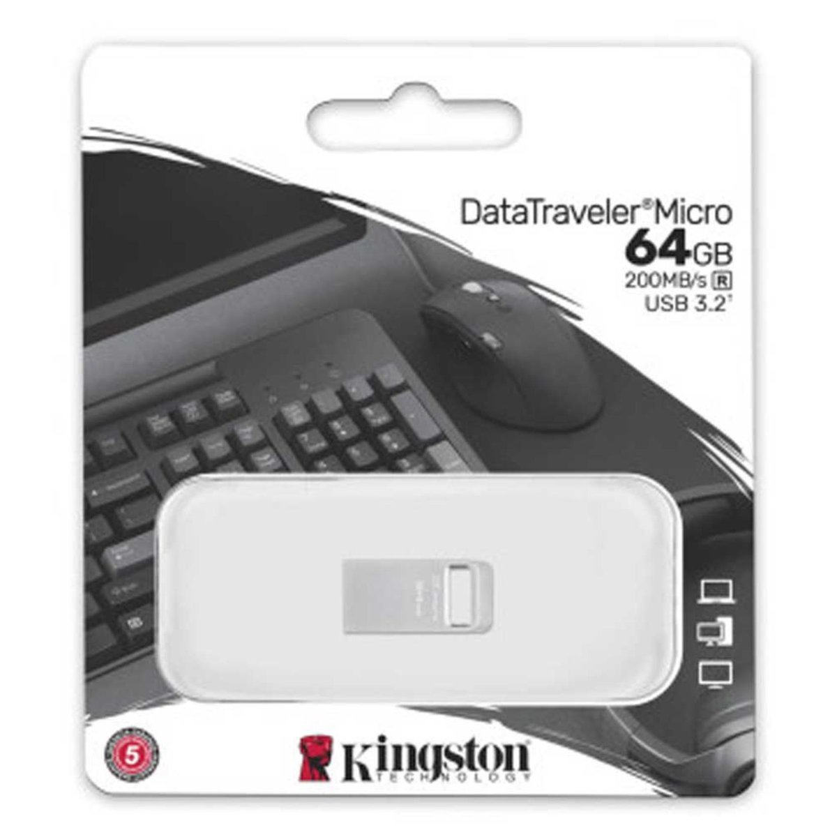 Kingston DataTraveler Micro - Chiavetta USB - 64 …