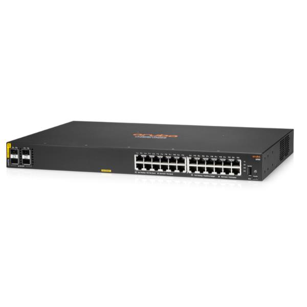 HPE Aruba 6100 24G Class4 PoE 4SFP+ - …