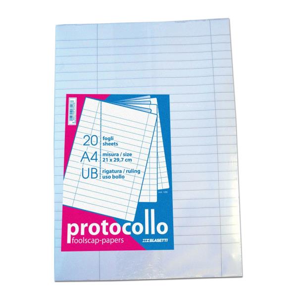 Blasetti PROTOCOLLO - Foglio protocollo - A4 - …