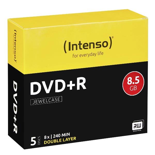 Intenso - 5 x DVD+R DL - 8.5 …