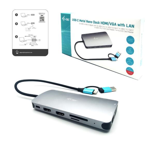 i-Tec Nano Dock - Docking station - USB …