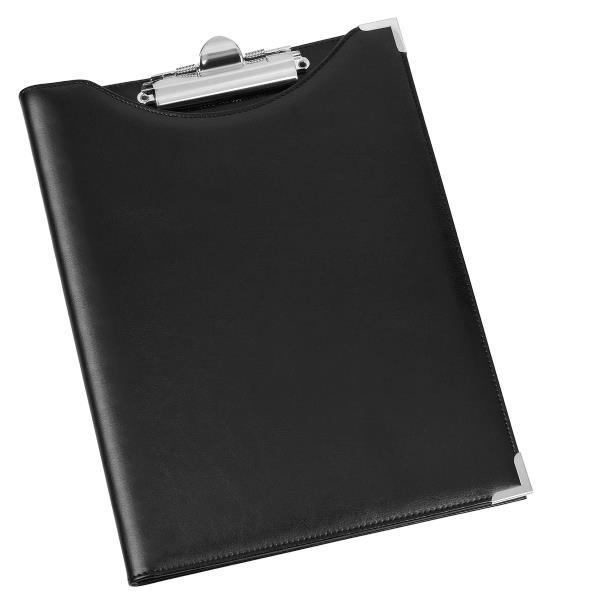 Portablocco in similpelle con tasca - nero - …