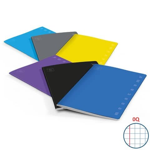 Quaderno Monocromo - A5 - 5 mm c/margine …