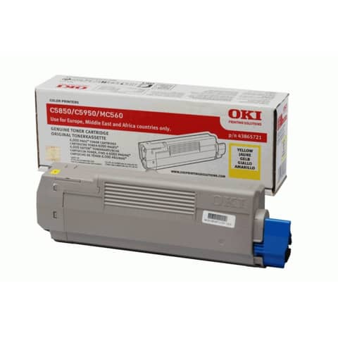 Oki - Toner - Giallo - C5850/C5950 - …