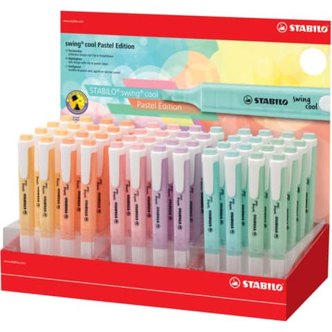 Evidenziatore Swing Cool Pastel Edition - colori assortiti …