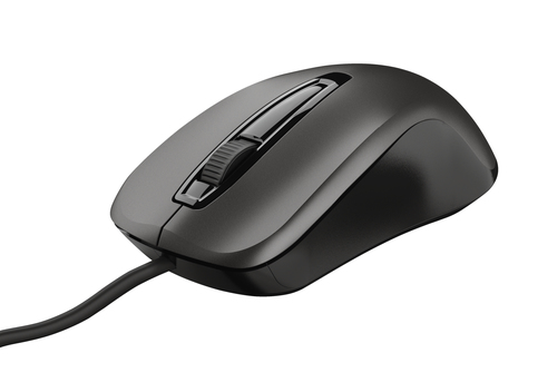 Mouse ottico Carve - con filo - Trust