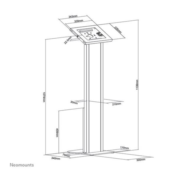 Neomounts by Newstar FL15-750WH1 - Supporto - per …
