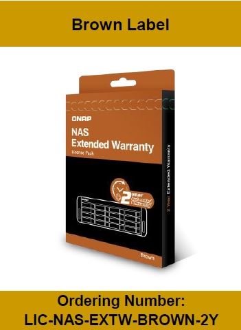QNAP Extended Warranty Brown Label - Contratto di …