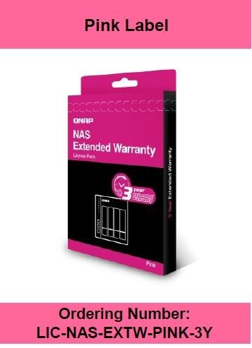QNAP Extended Warranty Pink Label - Contratto di …
