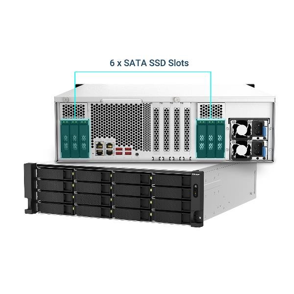 QNAP TS-H2287XU-RP - Server NAS - 22 alloggiamenti …