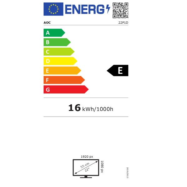 21 5 LED 16:9 1920X1080 2MS INGRESSI VGA, …