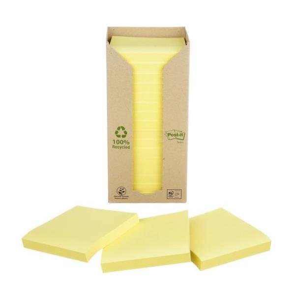 Post-it note in carta riciclata giallo 654-1T - …