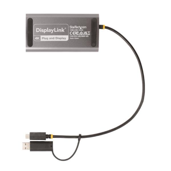 StarTech.com USB-C to Dual-HDMI Adapter, USB-C or A …