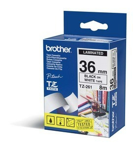 CASSETTA DA 36MM SCRITTA NERA SU SFONDO BIANCO