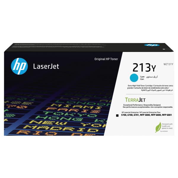 HP W2131Y 213Y LASERJET TONER CIANO ALTS