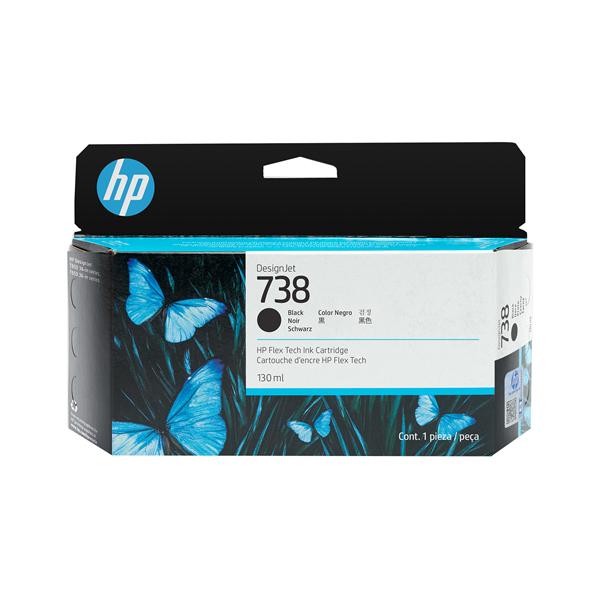 HP INC HP 738 130-ML BLACK DESIGNJET INK