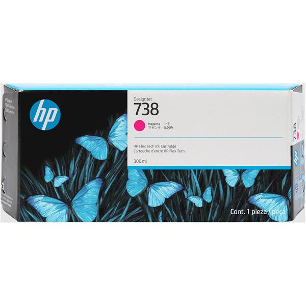 HP INC HP 738 300-ML MAGENTA DESIGNJET