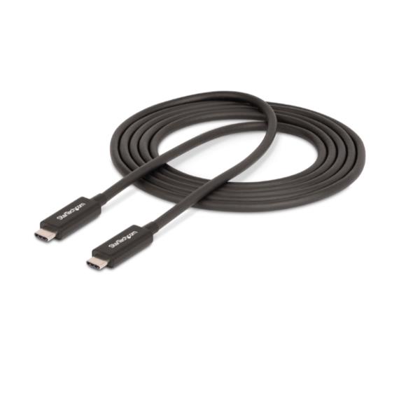 StarTech.com 6ft (2m) Active Thunderbolt 4 Cable, 40Gbps, …