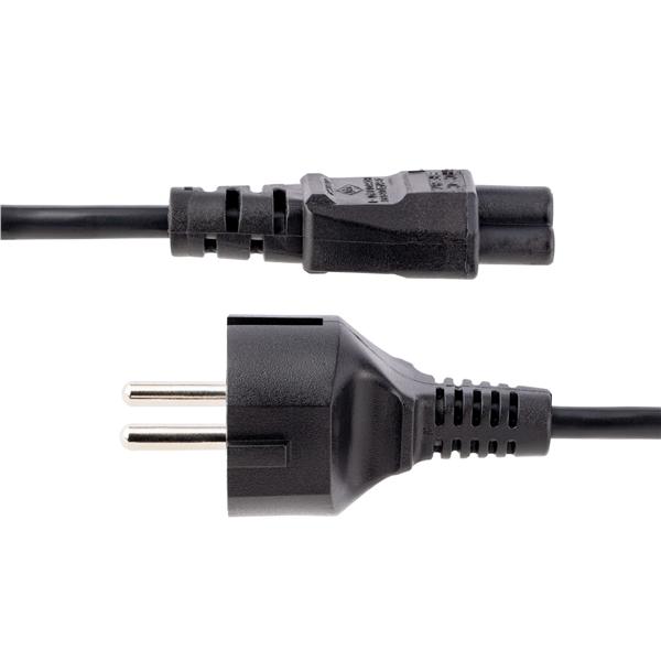 StarTech.com 3m (10ft) Laptop Power Cord, EU Schuko …