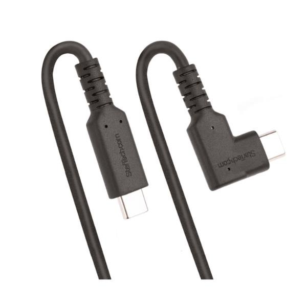 StarTech.com 3ft (1m) Rugged Right Angle USB-C Cable, …