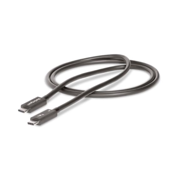 StarTech.com 1.6ft (50cm) Thunderbolt 4 Cable, 40Gbps, 100W …