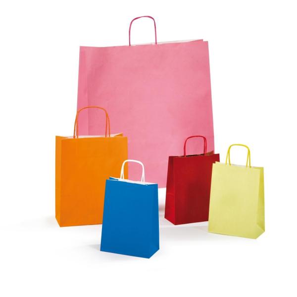 CF25SHOPPER 46X16X49 TINTA UNITA ASSORTITI VERDE LIMONE LILLA …