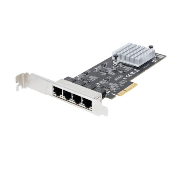 StarTech.com 4-Port 2.5Gbps NBASE-T PCIe Network Card, Intel …