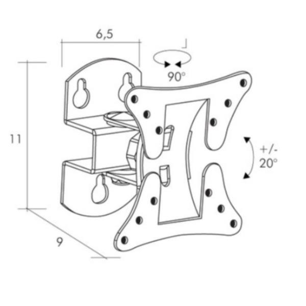 ITB Solution TV Mounts UNIVERSAL - Kit montaggio …
