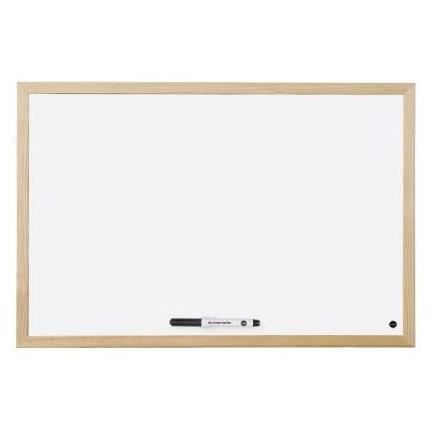 Bi-Office Budget Wood - Lavagna bianca - montabile …
