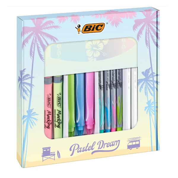 BIC Pastel Dream - Ballpoint pen, highlighter, gel …