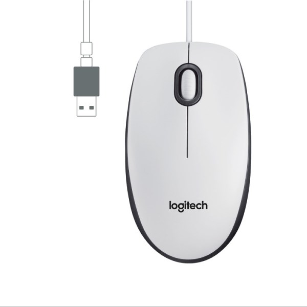 Logitech M100 - Mouse - dimensioni standard - …