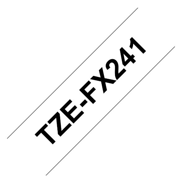 Brother TZe-FX241 - Adesivo - nero su bianco …