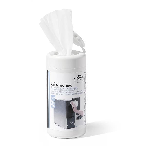 Salvietta detergente per superfici in plastica SUPERCLEAN BOX …