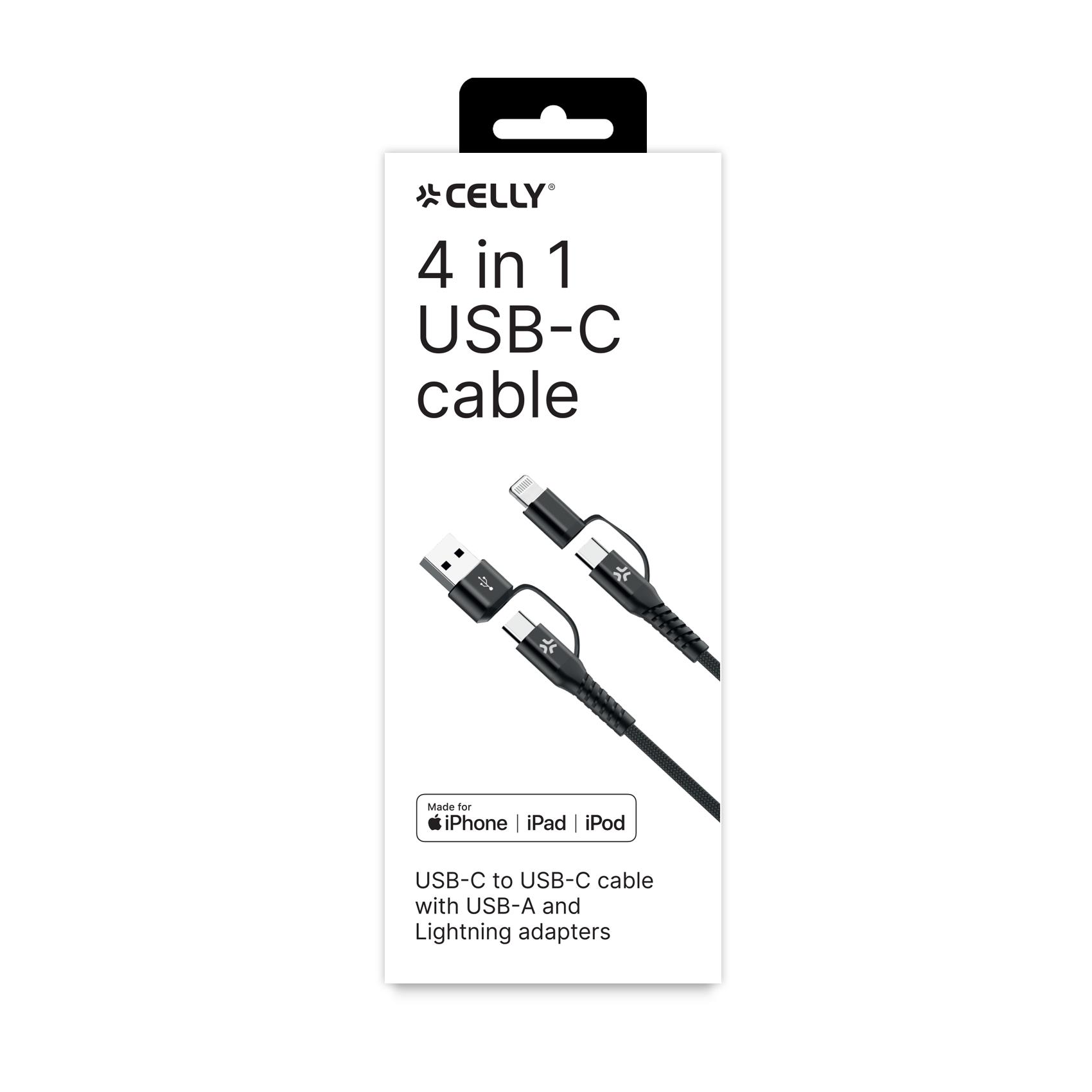 =>>A+C TO C+LIGHT CABLE 2M BK